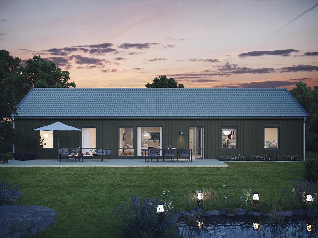 Myresjöhus Smart 140 exteriörbild